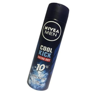 Xịt Ngăn Mùi Nivea Men Cool Kick Extra Dry Cool Active 150ml