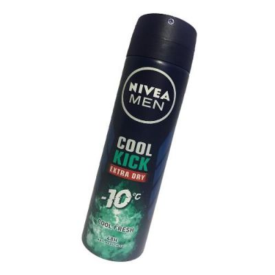 Xịt Ngăn Mùi Nivea Men Cool Kick Extra Dry Cool Fresh 150ml
